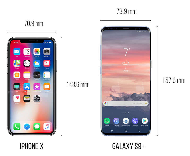 iphone-x-vs-galaxy-s9-plus