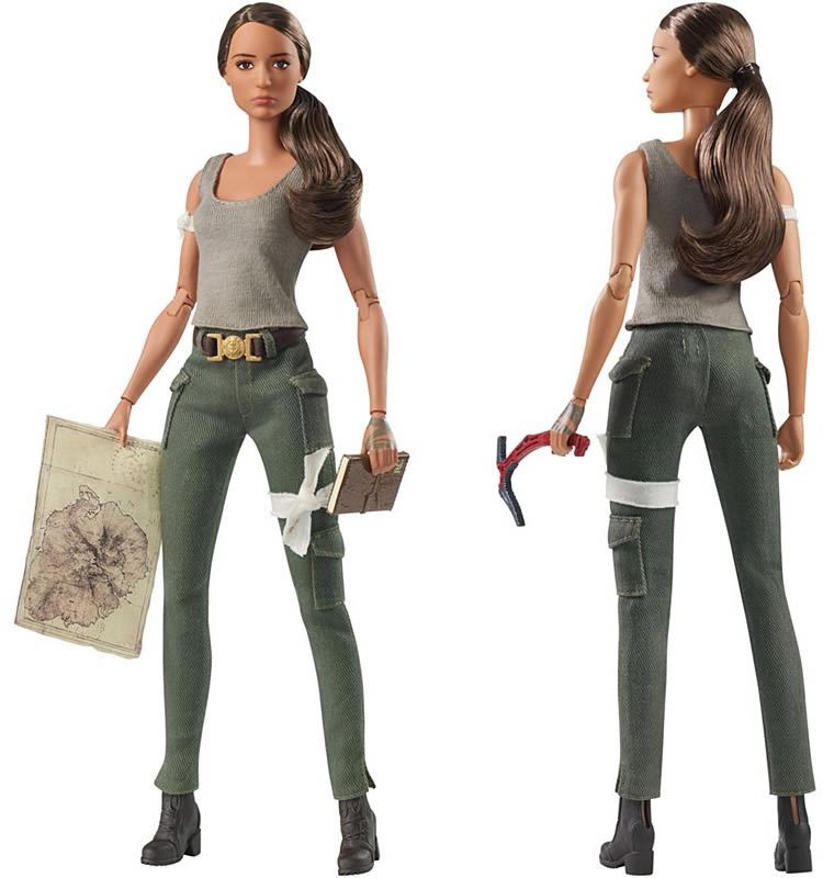 เปิดตัวตุ๊กตาบาร์บี้ Lara Croft จากภาพยนตร์ Tomb Raider