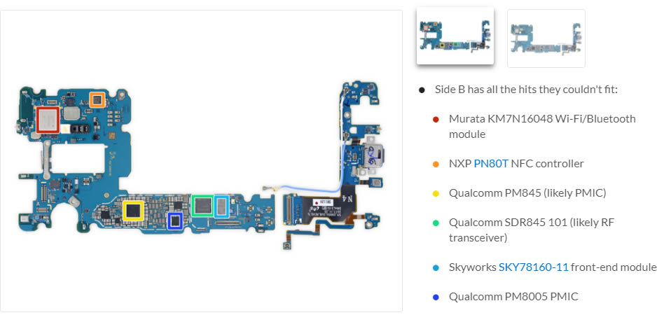 Samsung Galaxy S9 Plus Teardwon