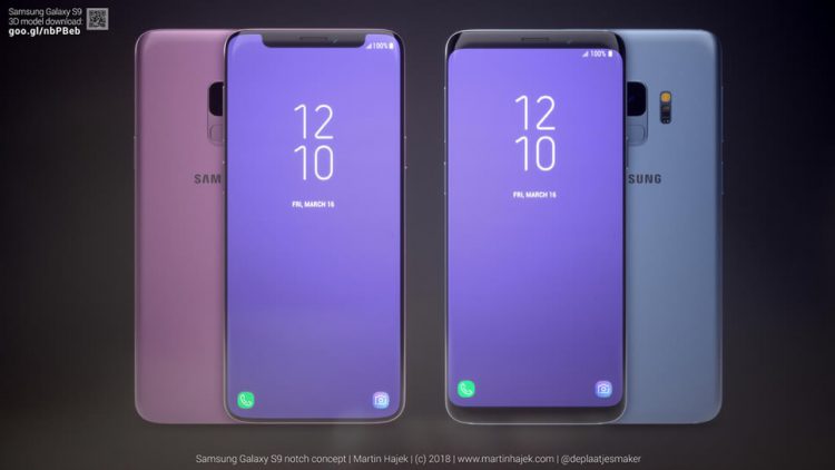 ชมคอนเซ็ปต์ Samsung Galaxy S9 ที่ดีไซน์จอแสดงผลแบบ iPhone X