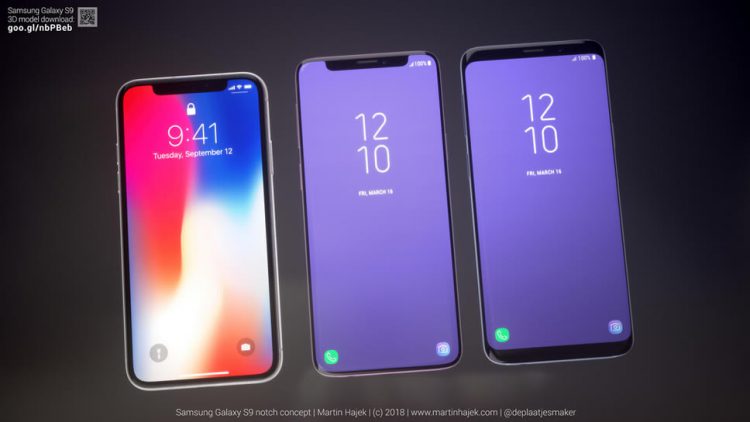 ชมคอนเซ็ปต์ Samsung Galaxy S9 ที่ดีไซน์จอแสดงผลแบบ iPhone X