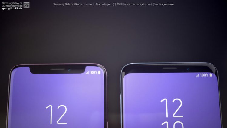 ชมคอนเซ็ปต์ Samsung Galaxy S9 ที่ดีไซน์จอแสดงผลแบบ iPhone X