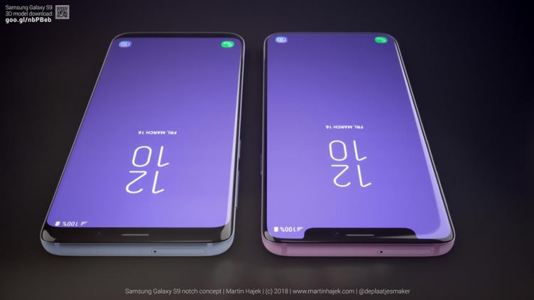 ชมคอนเซ็ปต์ Samsung Galaxy S9 ที่ดีไซน์จอแสดงผลแบบ iPhone X