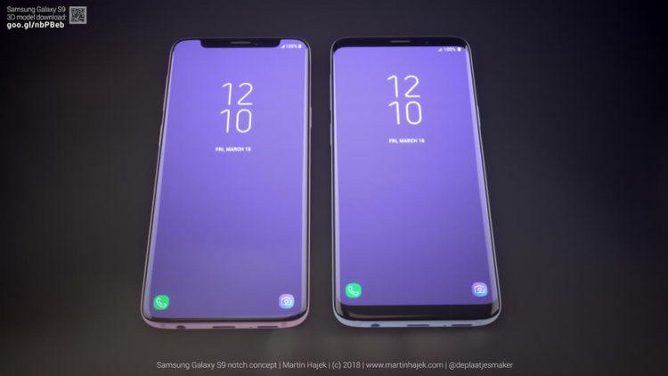 ชมคอนเซ็ปต์ Samsung Galaxy S9 ที่ดีไซน์จอแสดงผลแบบ iPhone X
