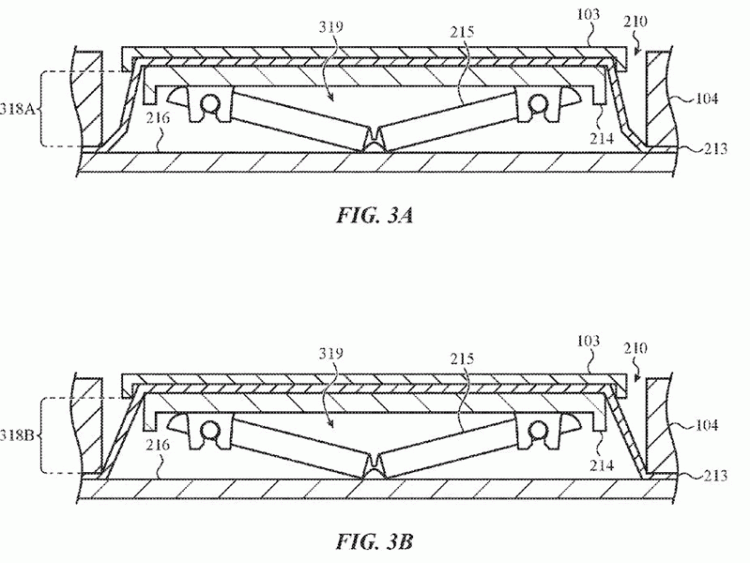 สิทธิบัตรจาก Apple เผยให้เห็นแผงคีย์บอร์ด MacBook ในอนาคต สามารถป้องกันของเหลวและเศษผงต่างๆ