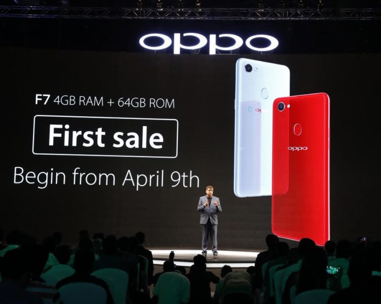 OPPO F7 เปิดตัวทางการแล้ว มากับชิป Helio P60 แรม 6GB รอม 128GB กล้องเซลฟี่ 25MP จอแสดงผล 19:9
