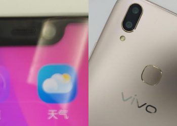 ภาพหลุด Vivo V9 จากเครื่องจริง แสดงให้เห็นรอยบากบนขอบจอ มาพร้อมกล้องคู่หลัง