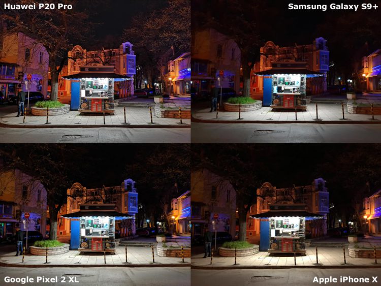 เปรียบเทียบกล้อง Huawei P20 Pro vs Pixel 2 XL vs Galaxy S9+ vs iPhone X หาผู้นำด้านการถ่ายภาพในที่แสงน้อย