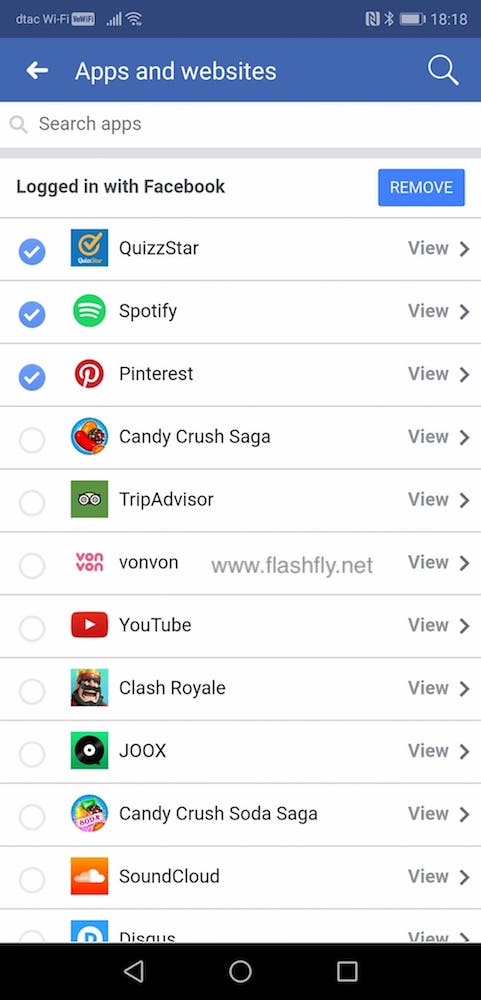Facebook ให้ผู้ใช้งานลบแอพที่เชื่อมต่อกับบัญชี Facebook ได้หลายแอพพร้อมกัน พร้อมวิธีใช้งานที่นี่
