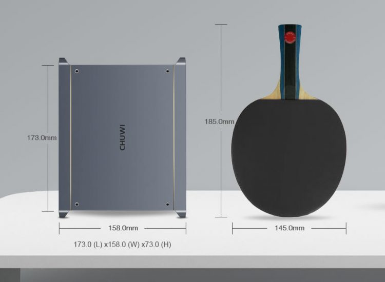 Chuwi HiGame Mini PC สำหรับเกมเมอร์ มาพร้อม 8th Gen Intel Core i7 กราฟิก Radeon RX Vega M