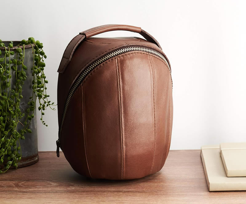 HomePod Travel Case designed by Capra Leather