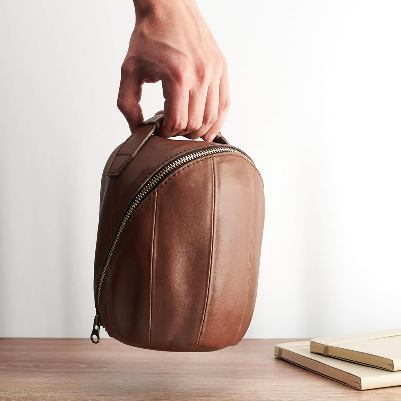 HomePod Travel Case designed by Capra Leather