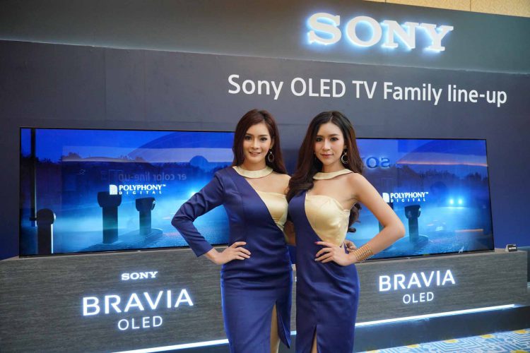 Sony ส่งกองทัพทีวี Bravia ครบไลน์รุกตลาดทีวีจอใหญ่ในไทย พร้อมเปิดตัว BRAVIA 4K HDR OLED TV รุ่นล่าสุด