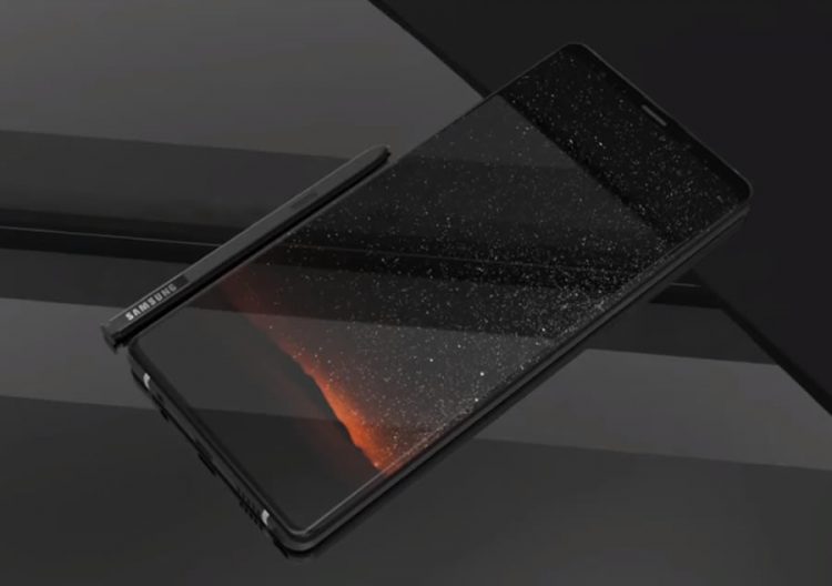 ชมคอนเซ็ปต์ Samsung Galaxy Note 9 ฝังเซ็นเซอร์สแกนนิ้วลงบนจอแสดงผล (มีคลิป)