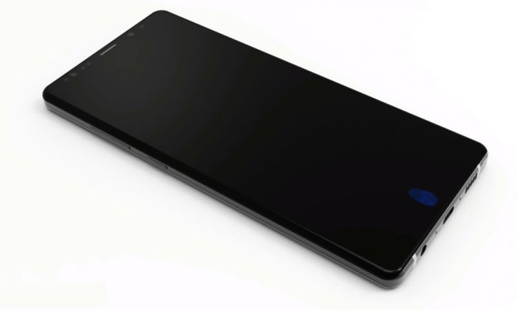 ชมคอนเซ็ปต์ Samsung Galaxy Note 9 ฝังเซ็นเซอร์สแกนนิ้วลงบนจอแสดงผล (มีคลิป)