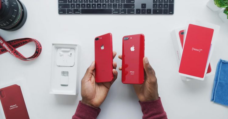 แกะกล่อง iPhone 8 Plus (PRODUCT)RED Special Edition พร้อมเทียบดีไซน์กับรุ่นก่อน (มีคลิป)