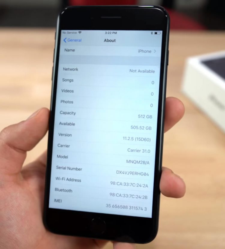 เป็นไปแล้ว!! iPhone 7 Plus ความจุ 32GB ได้รับการอัพเกรดเป็น 512GB พร้อมชมขั้นตอนการอัพเกรด