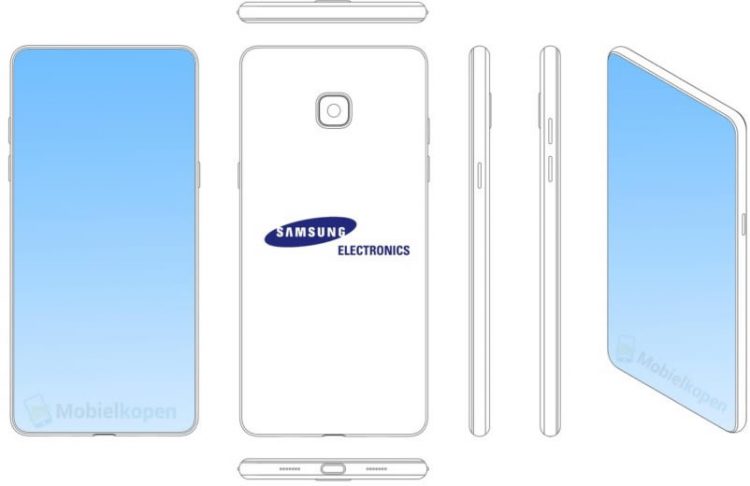 ชมคอนเซ็ปต์ Samsung Galaxy S10 หน้าจอมีรอยบาก กล้องคู่หลัง อ้างอิงจากสิทธิบัตร
