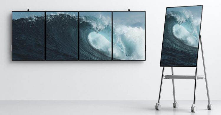 Microsoft เปิดตัว Surface Hub 2 ขอบจอบางลงกว่าเดิม เริ่มวางจำหน่ายปี 2019