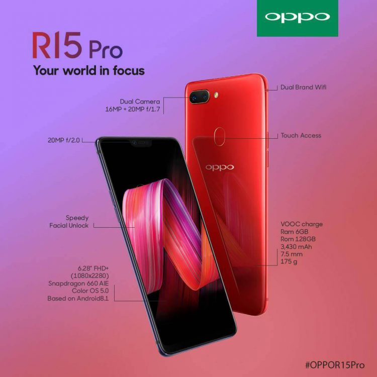 สุดคุ้ม!! พรีออเดอร์ OPPO R15 Pro ได้รับ Special Gift Box และ VIP Card มูลค่ากว่า 3,000 บาทและการบริการสุดพรีเมี่ยม