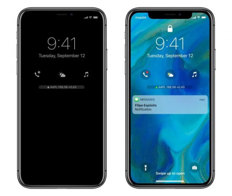 ชมคอนเซ็ปต์ iOS 12 รองรับโหมด Always-On Display มีทางลัดบนหน้าจอ Lock Screen