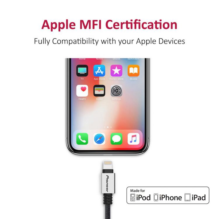 Pioneer เปิดตัวสายชาร์ตและโอนย้ายข้อมูลคุณภาพสูง ทนทาน ป้องกันการหักงอถึง 10 เท่า