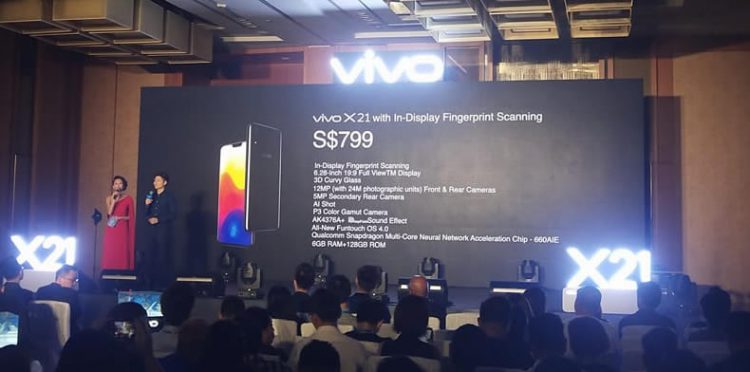 ลุ้นเข้าไทย!! Vivo X21 พร้อมทำตลาดนอกประเทศจีนแล้ว เริ่มต้นที่ประเทศสิงคโปร์