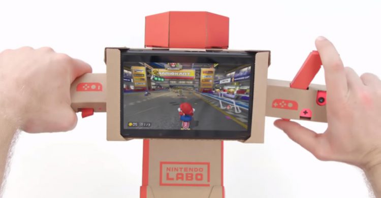 แฟนเกมเฮ!! อุปกรณ์เสริม Nintendo Labo รองรับเกม Mario Kart 8 Deluxe บน Nintendo Switch แล้ว