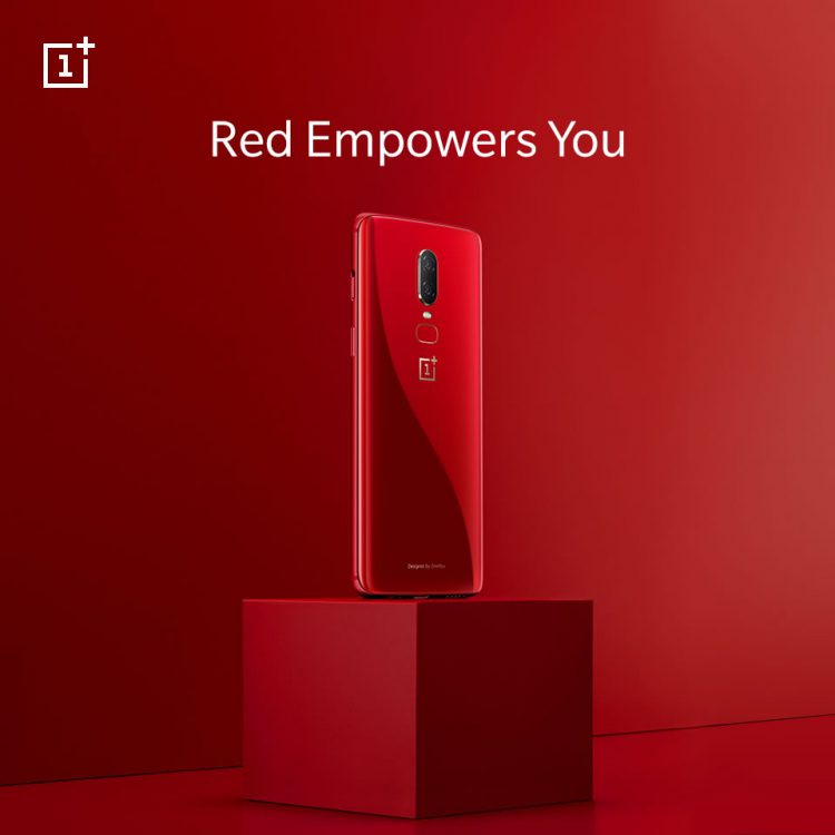 สุดงาม!! OnePlus 6 Red สีแดงตัดขอบทอง วางจำหน่ายวันที่ 10 กรกฎาคมนี้ ราคาเดิม