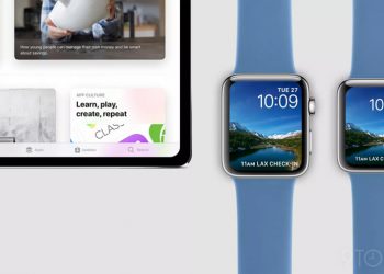 ชมภาพเรนเดอร์ iPad Pro รุ่น 11 นิ้ว ที่รองรับ Face ID และ Apple Watch Series 4 ขอบจอบางลงกว่าเดิม