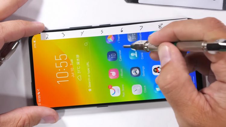 แกร่งแค่ไหน? Vivo Nex S ถูกทดสอบความทนทาน ผ่านใบมีด ไฟลนจอ และ ดัดให้งอด้วยมือเปล่า