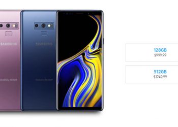 Samsung Galaxy Note 9 มีราคาถูกกว่า iPhone X ยกเว้นในสหรัฐอเมริกา