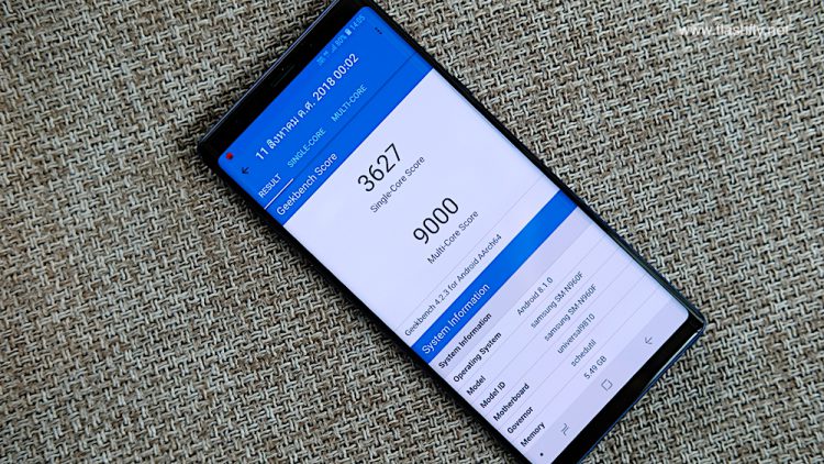 รีวิว Samsung Galaxy Note 9 มาพร้อม S Pen สุดล้ำใช้เป็นรีโมท กล้องคู่ 2 รูรับแสงพร้อม AI แบตอึด รองรับความจุ 1TB