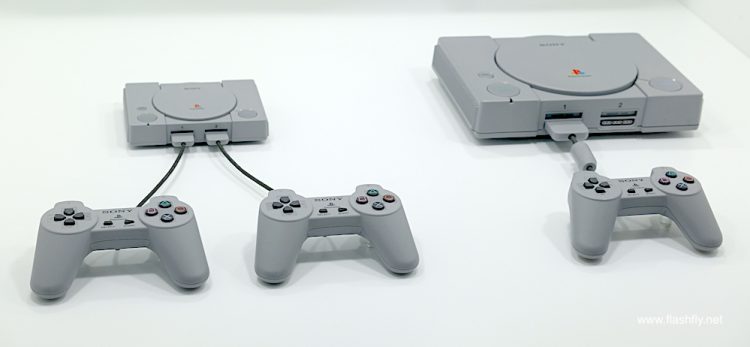 พาไปชม PlayStation Classic เครื่องจริงที่งาน TGS 2018 พร้อมเทียบขนาดกับรุ่นแรก (ชมคลิป)