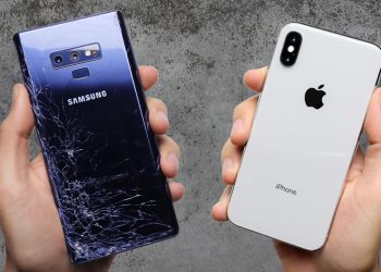 Drop Test!! Galaxy Note 9 vs iPhone X เทียบกันชัดๆ รุ่นไหนจะแข็งแกร่งกว่ากัน