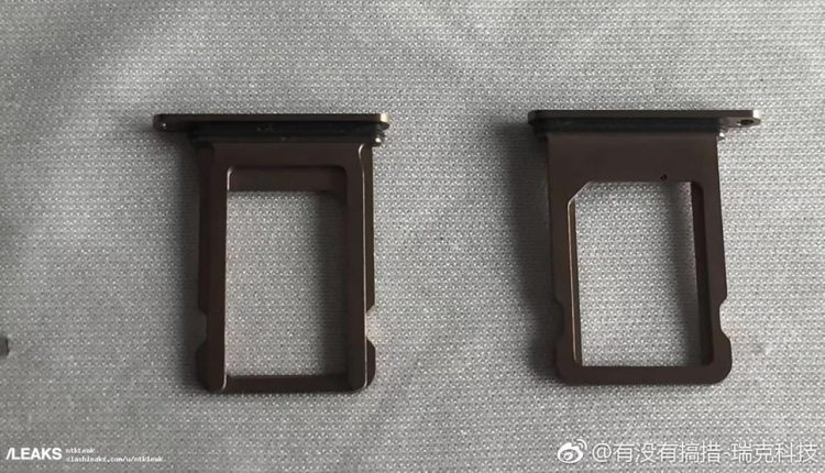 ภาพหลุดถาดใส่ซิมการ์ดสำหรับ iPhone Xr หรือ iPhone 9 แสดงให้เห็นว่าจะผลิตออกมาอย่างน้อย 5 สี