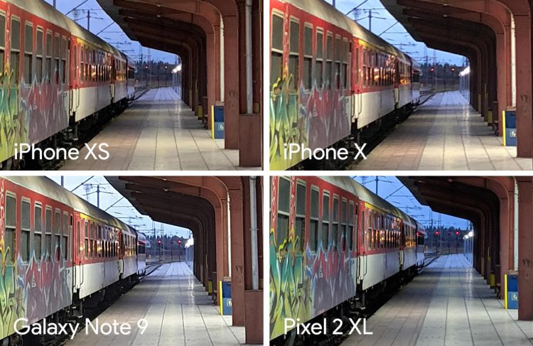 เปรียบเทียบภาพถ่ายในที่แสงน้อย ระหว่าง iPhone XS, iPhone X, Galaxy Note 9 และ Pixel 2 XL