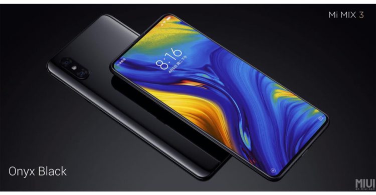 ทางการแล้ว!! Xiaomi Mi MIX 3 มาพร้อม RAM 10GB รองรับ 5G ดีไซน์ไร้กรอบ ซ่อนกล้องเซลฟี่