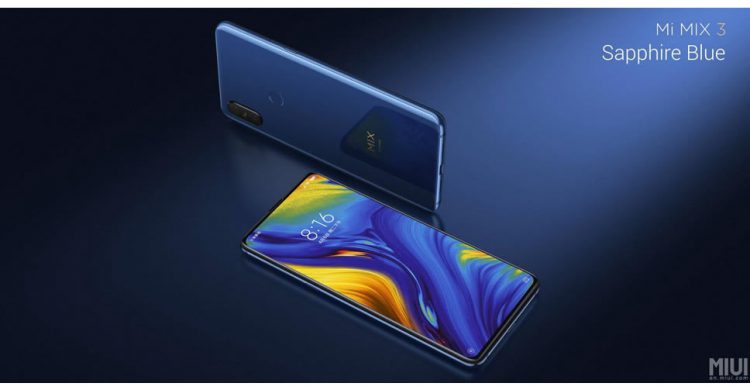 ทางการแล้ว!! Xiaomi Mi MIX 3 มาพร้อม RAM 10GB รองรับ 5G ดีไซน์ไร้กรอบ ซ่อนกล้องเซลฟี่