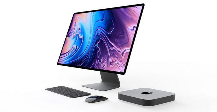 ชมคอนเซ็ปต์ Mac mini ที่มาพร้อมจอภาพ Apple Display และ Magic Keyboard ที่ติดตั้ง Touch Bar มาให้ด้วย