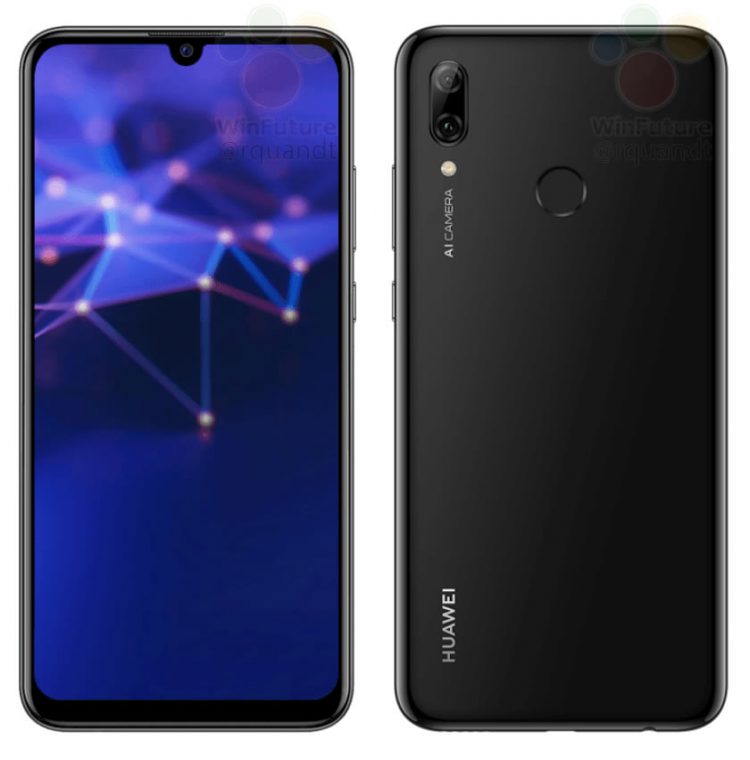 Huawei P Smart 2019 ถูกปล่อยภาพเรนเดอร์และสเปกออกมาแล้ว ใช้ชิป Kirin 710 รันบน Android 9 Pie
