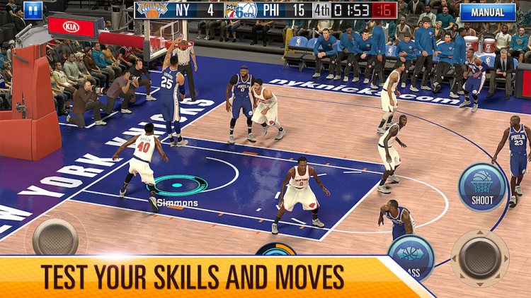 NBA 2K Mobile โฉมใหม่ กราฟิกระดับเดียวกับเครื่องคอนโซล พร้อมดาวน์โหลดเล่นฟรีได้แล้วบนอุปกรณ์ iOS