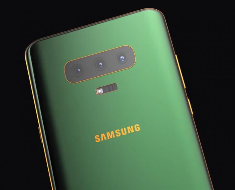 ชมคอนเซ็ปต์ Samsung Galaxy S10 สีเขียว Green Emerald มาพร้อมจอ Infinity-O กล้องหลัง 3 ตัว