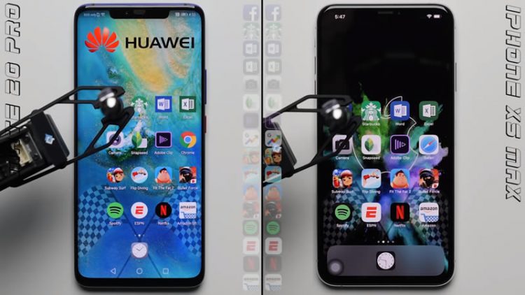 เทียบความเร็ว iPhone XS Max vs Huawei Mate 20 Pro สองเรือธงที่ใช้ชิป 7 นาโนเมตร (มีคลิป!!)