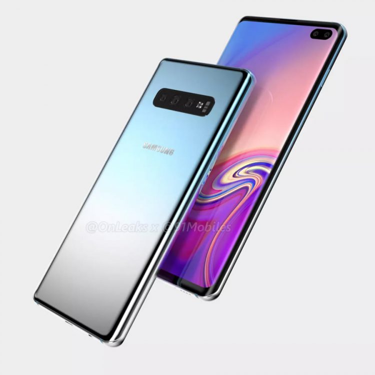 ชมภาพเรนเดอร์ Samsung Galaxy S10 Plus ฝังกล้องคู่เซลฟี่ไว้บนจอแสดงผล มาพร้อมกล้องหลัง 3 ตัว (มีคลิป!!)
