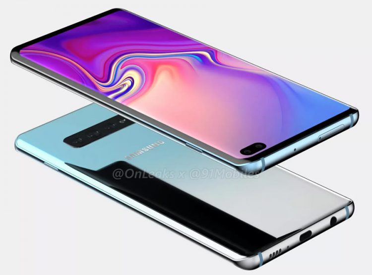 ชมภาพเรนเดอร์ Samsung Galaxy S10 Plus ฝังกล้องคู่เซลฟี่ไว้บนจอแสดงผล มาพร้อมกล้องหลัง 3 ตัว (มีคลิป!!)