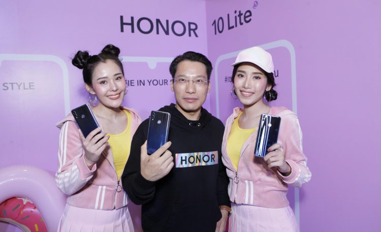 HONOR 10 Lite เปิดตัวในไทยทางการ สมาร์ทโฟน AI กล้องหน้า 24 ล้านพิกเซล ดีไซน์ไล่เฉดสี ราคาเพียง 6,490 บาท