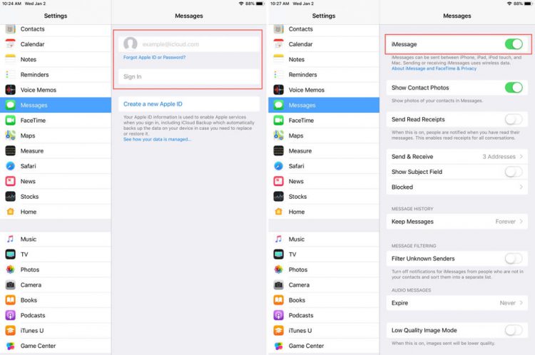 ขั้นตอนง่ายๆ ในการรับ-ส่งข้อความสั้น หรือ SMS บน iPad และ Mac