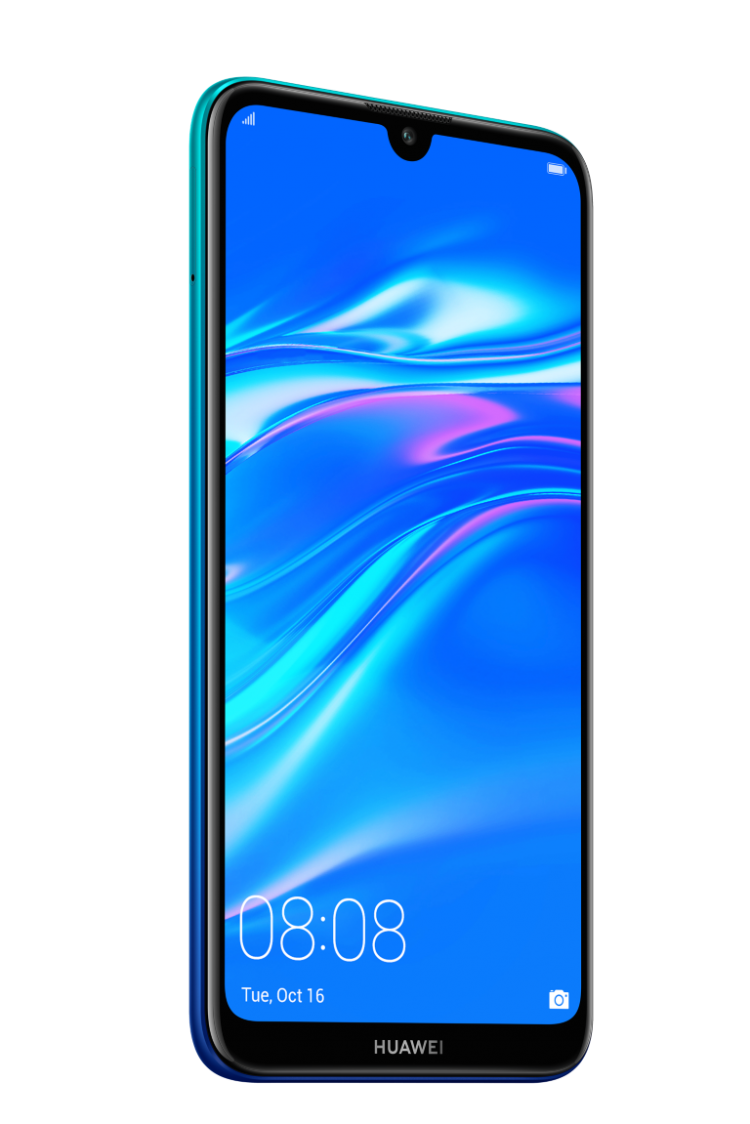 HUAWEI Y7 Pro 2019 จอไร้ขอบแบบหยดน้ำ 6.26 นิ้ว กล้องหลังคู่ AI แบตสุดอึด 4000mAh สเปคแรงในราคาคาดไม่ถึง
