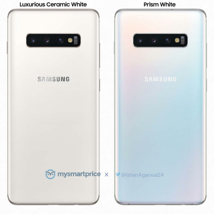 Samsung Galaxy S10+ รุ่นท็อปแรม 12GB ความจุ 1TB จะมาพร้อมสีพิเศษ Luxurious Ceramic White สุดหรู